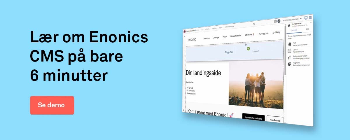 Skjermbilde av "Se demo av Content Studio".