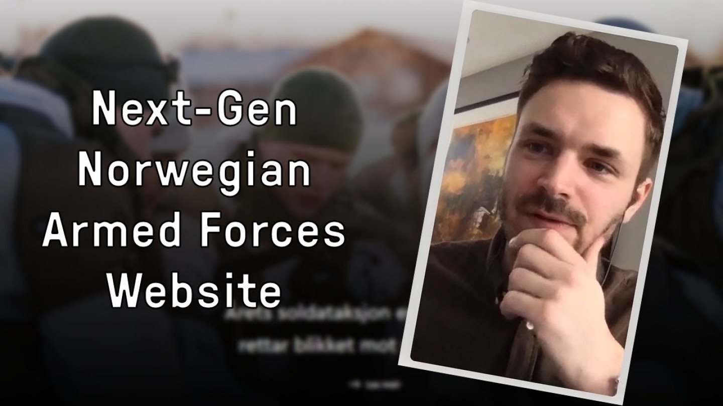 Next-Gen Norwegian Armed Forces Website