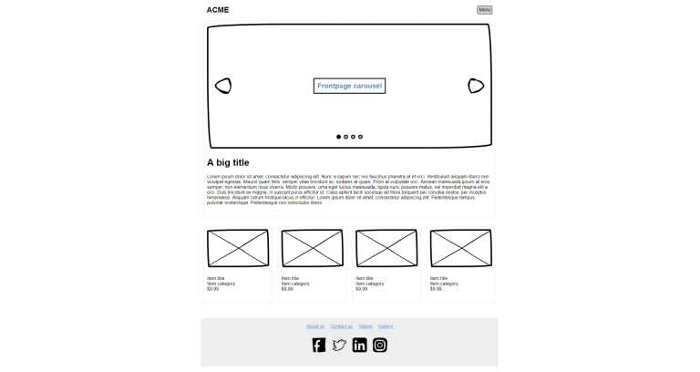 Wireframing i Enonic.