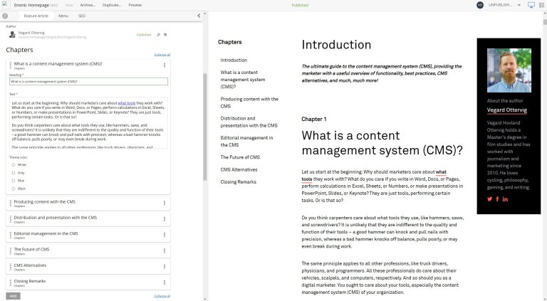 Enonic.com Feature Article