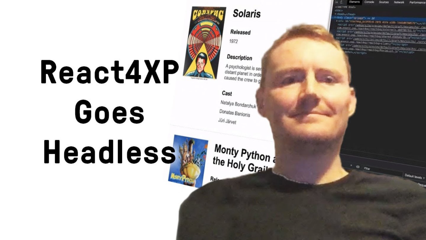 React 4XP Goes Headless