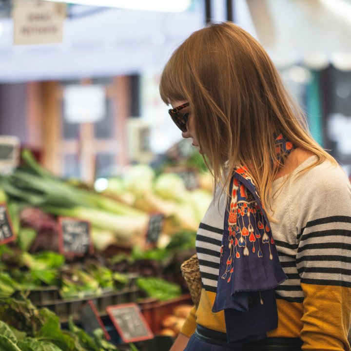 Market Woman Shopping