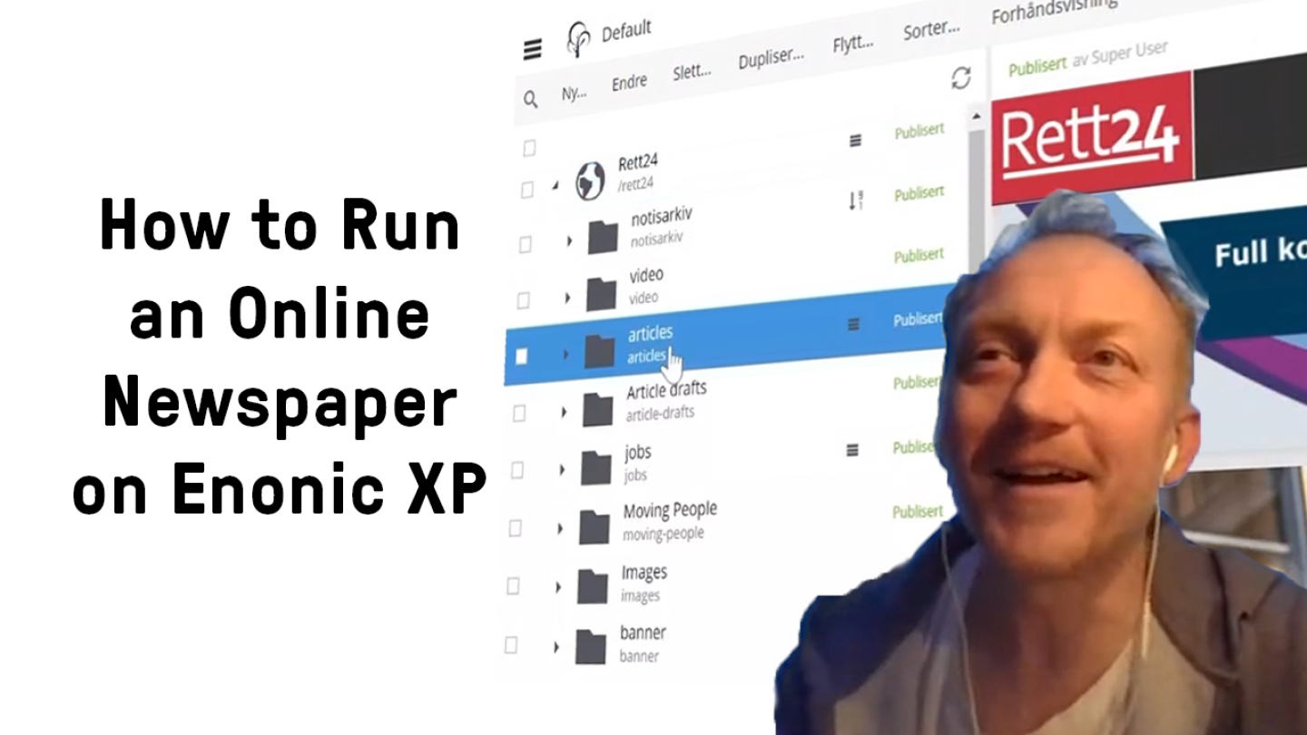 How to Run an Online Newspaper on Enonic XP