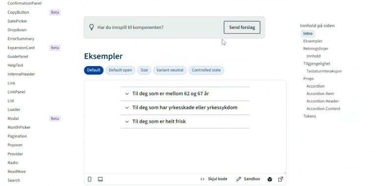 NAV Aksel Design System