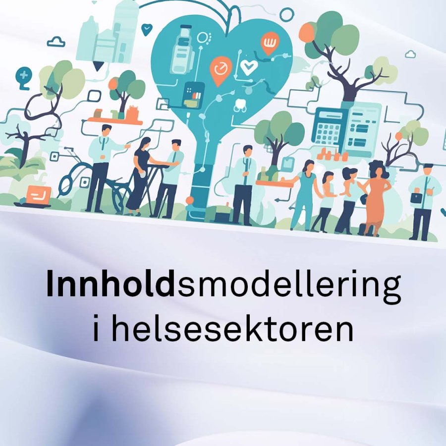 Guide Innholdsmodellering Helse CTA Plakat Mobil