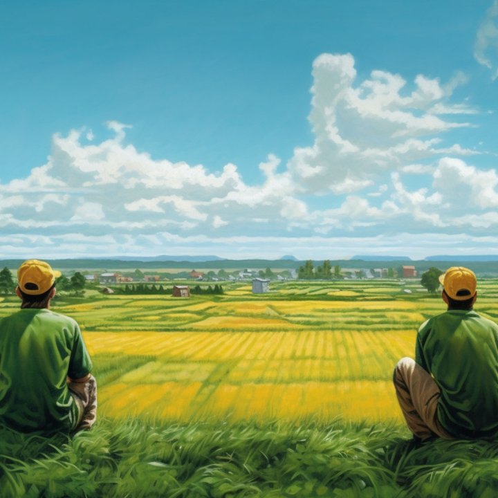 Landscape Field Workers AI Content Management