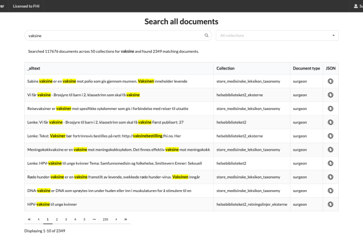 Enonic Explorer 2023 Search Documents Narrow