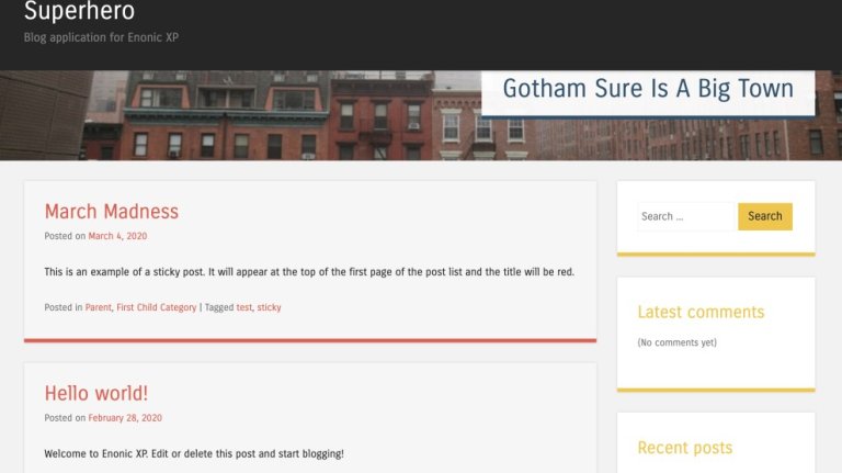superhero-blog-frontpage