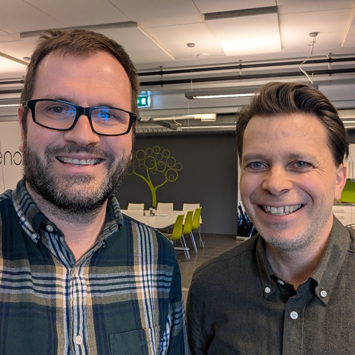 Kristian og Morten i Enonic