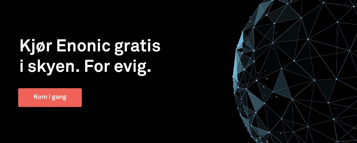 Registrer deg for Enonic Cloud