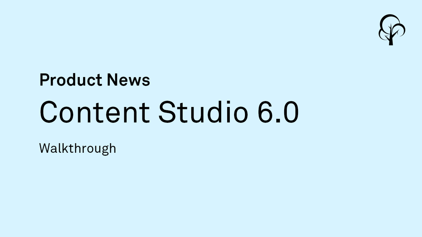 Content Studio 6 Product News