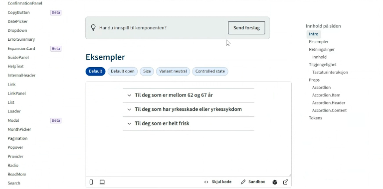 NAV Aksel Design System