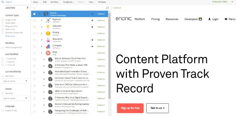 Search in Content Studio 2024