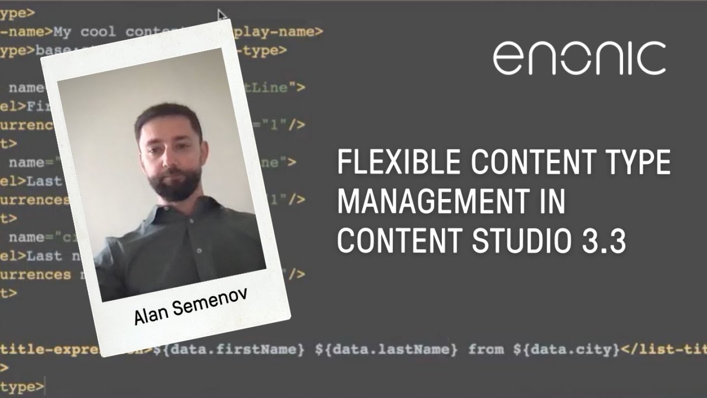 Flexible content type management