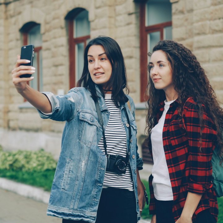 Students Women Phone
