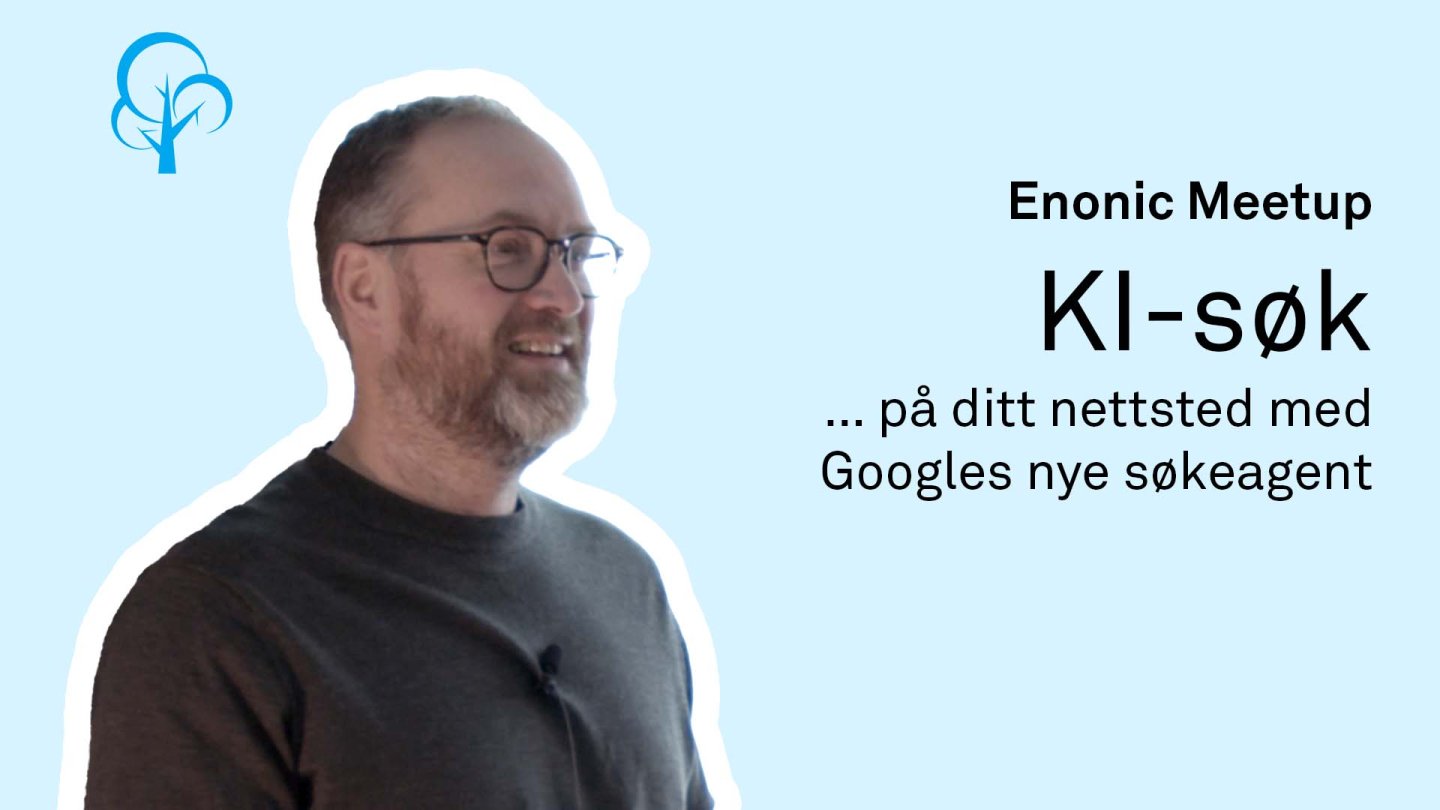 Googles KI-agent og søk på ditt nettsted