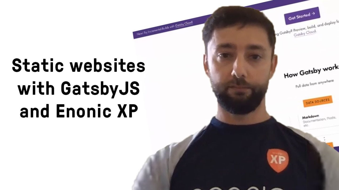 Static Websites with GatsbyJS