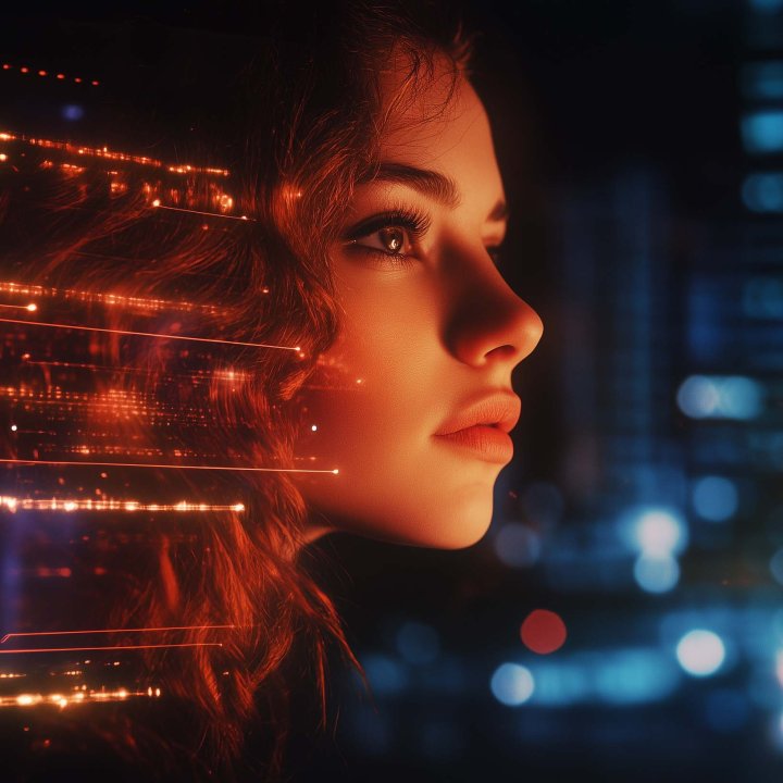 Woman Digital Structured Content