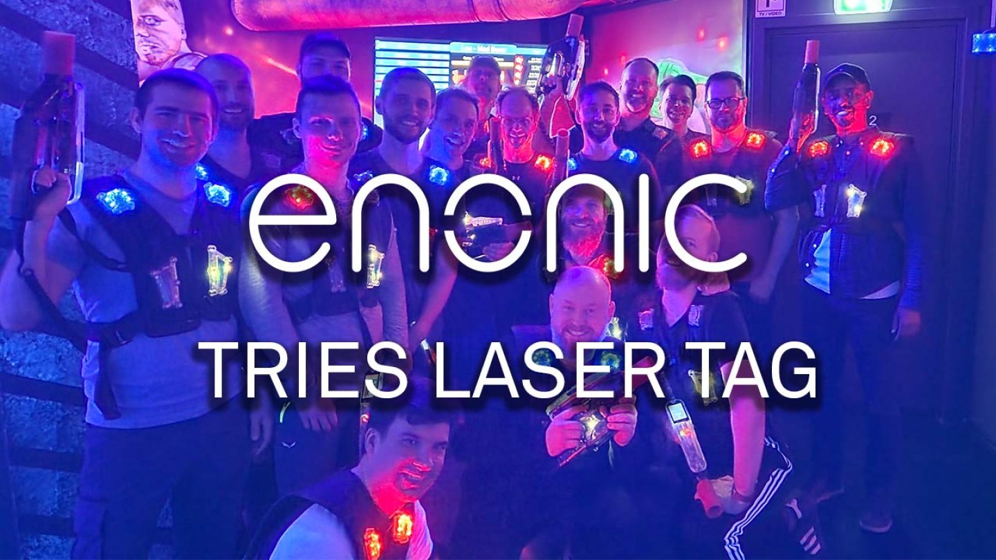 Enonic Tries Laser Tag 🚥