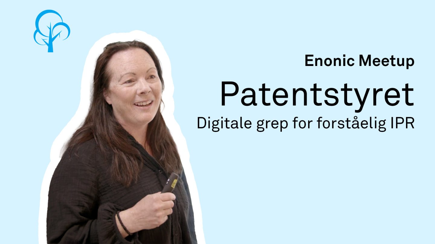 Patentstyrets digitale grep for forståelig IPR