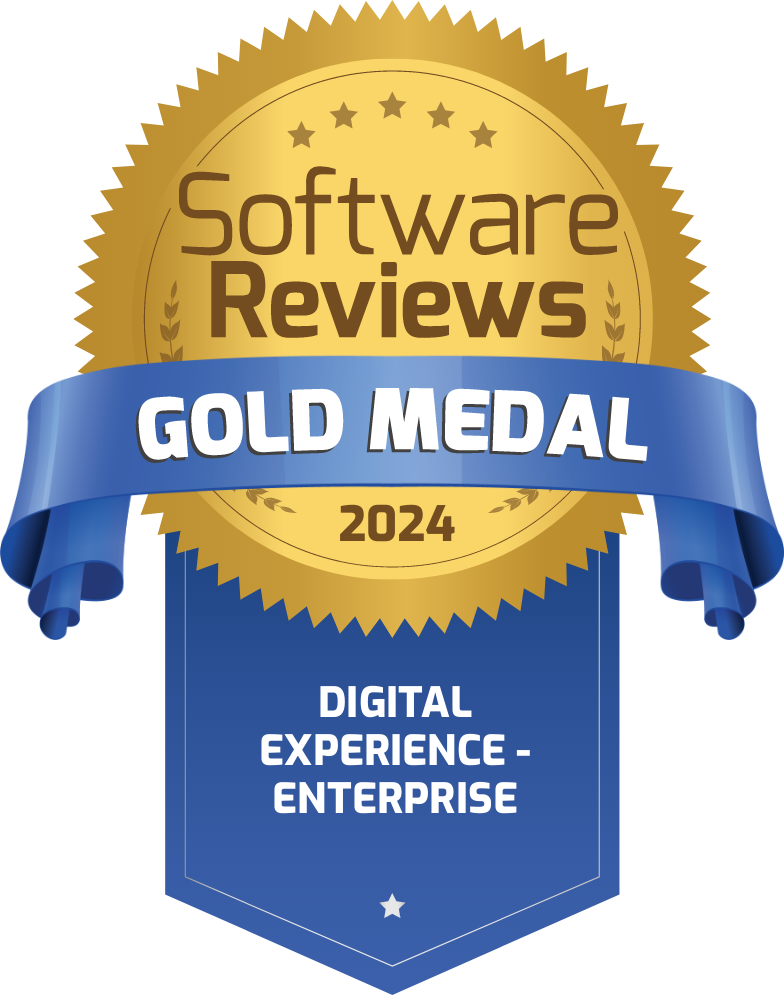 SoftwareReviews Gold Medal 2024 Digital Experience Enterprise