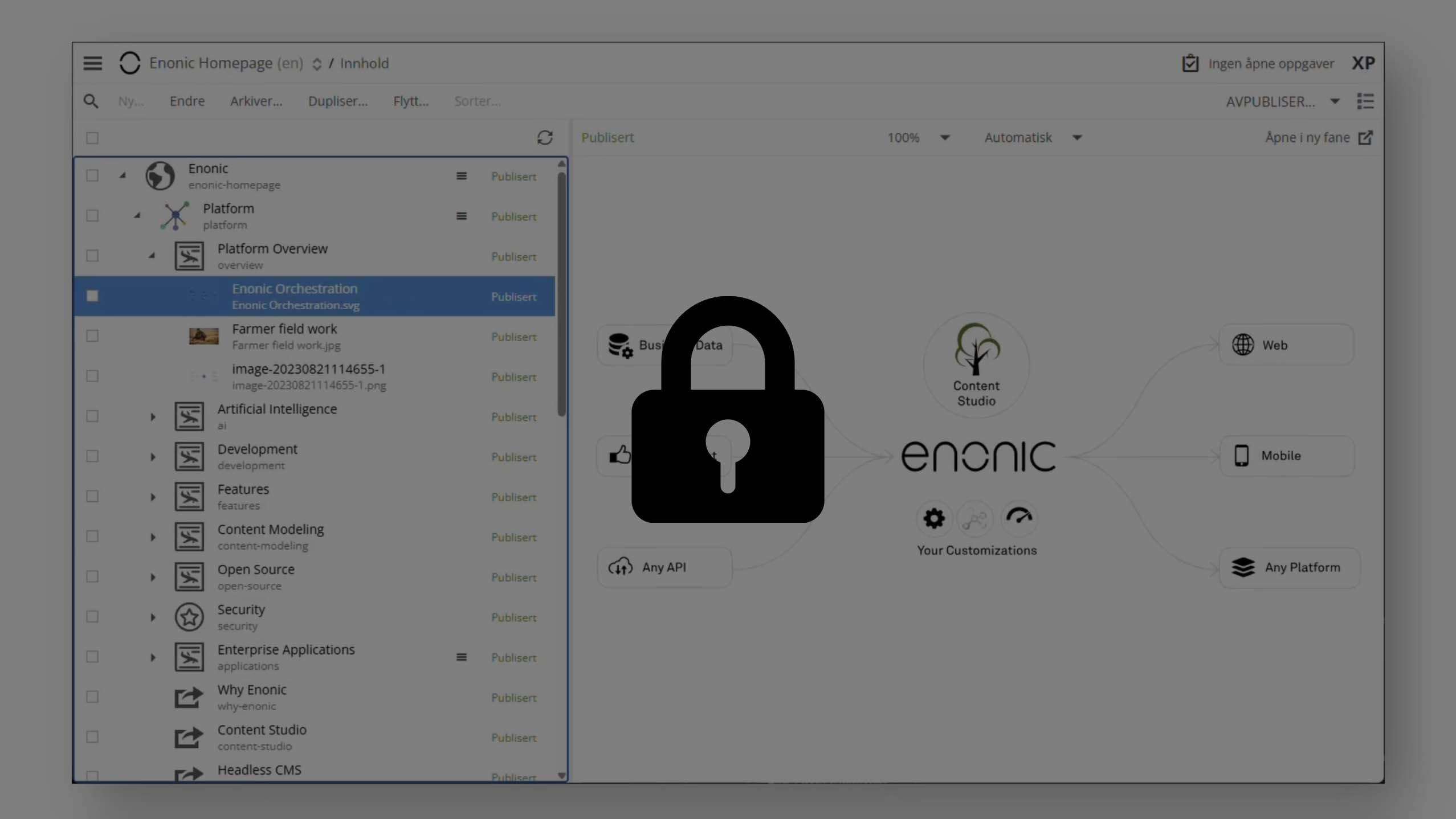Enonic Demo Video Thumbnail Teaser