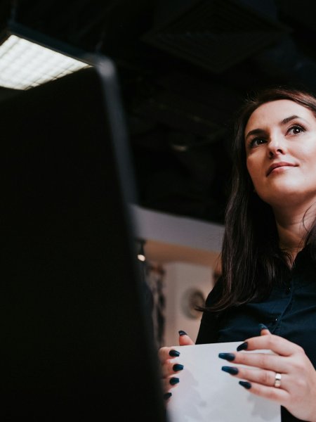 Woman Office Laptop