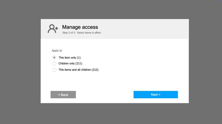 Screenshot of the new user management in upcoming XP 8.