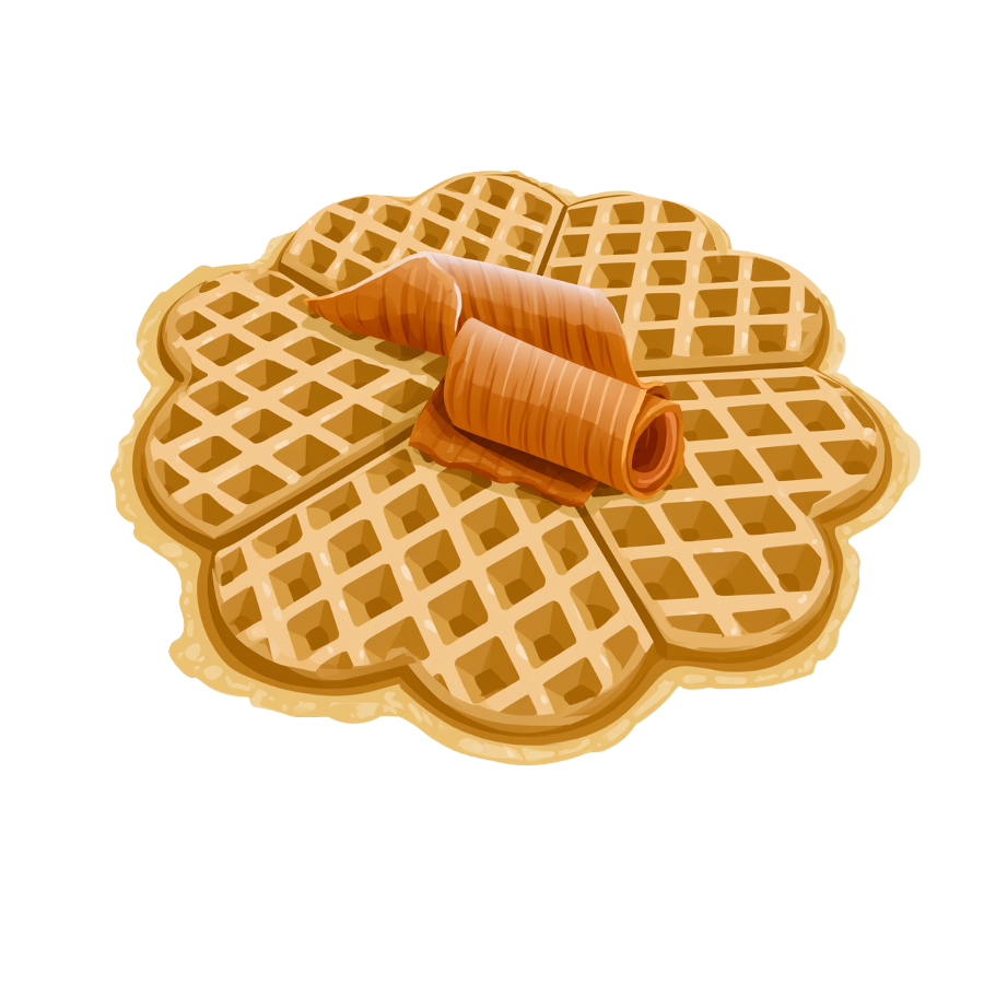 Waffle with Brunost