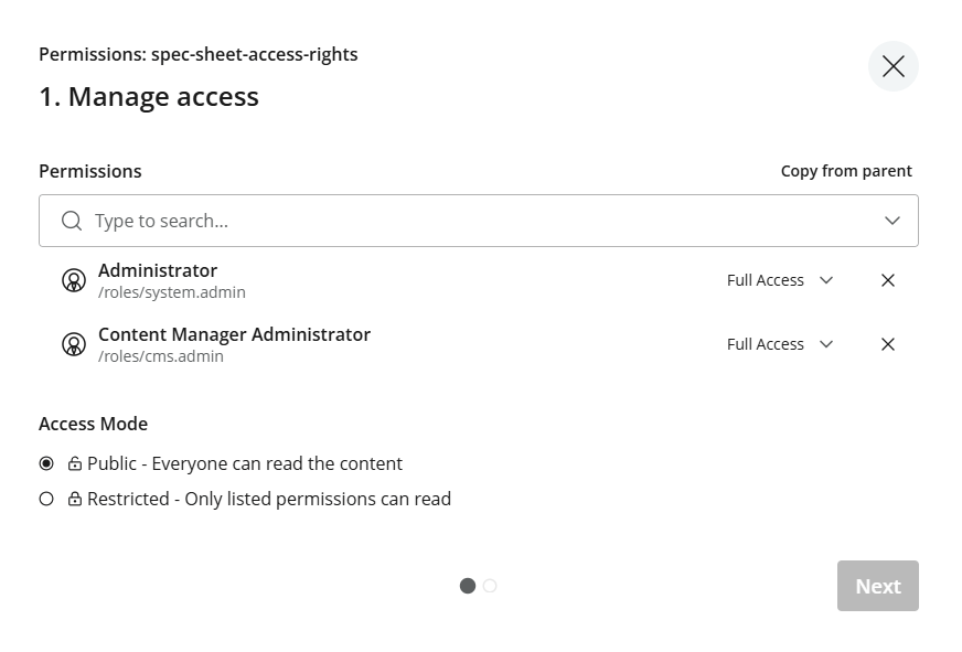 Access Rights