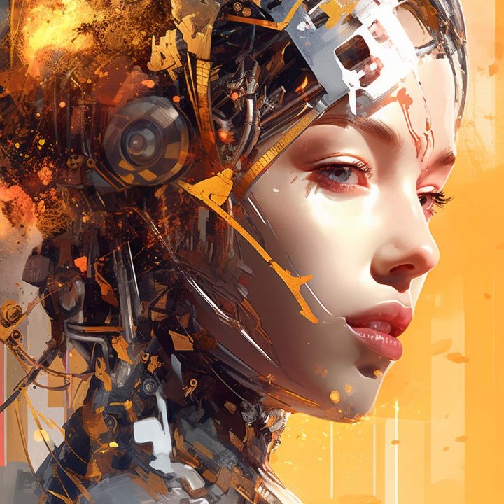 AI Content Creation Woman