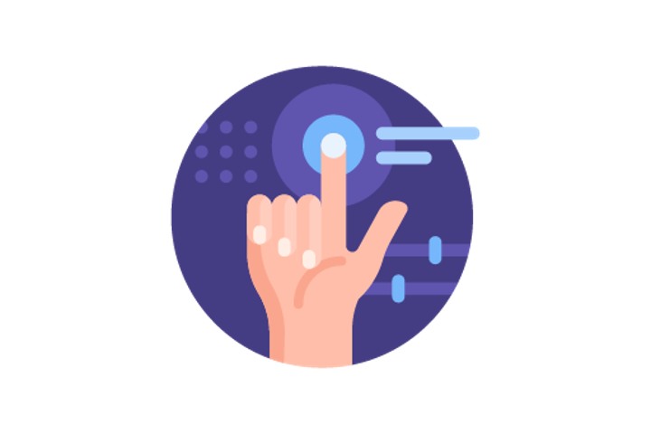 Technology Hand Touch